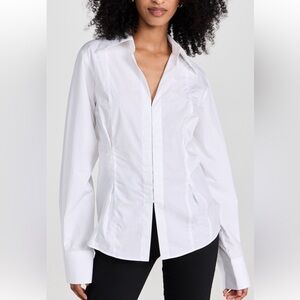 Róhe Lingerie-Detailed Fitted Shirt